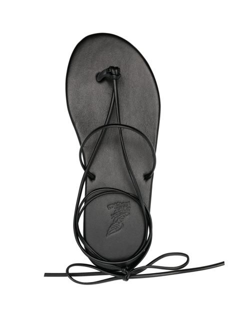 Sandali Chordi in nero - donna ANCIENT GREEK SANDALS | CHORDIFLIPFLOPBLK